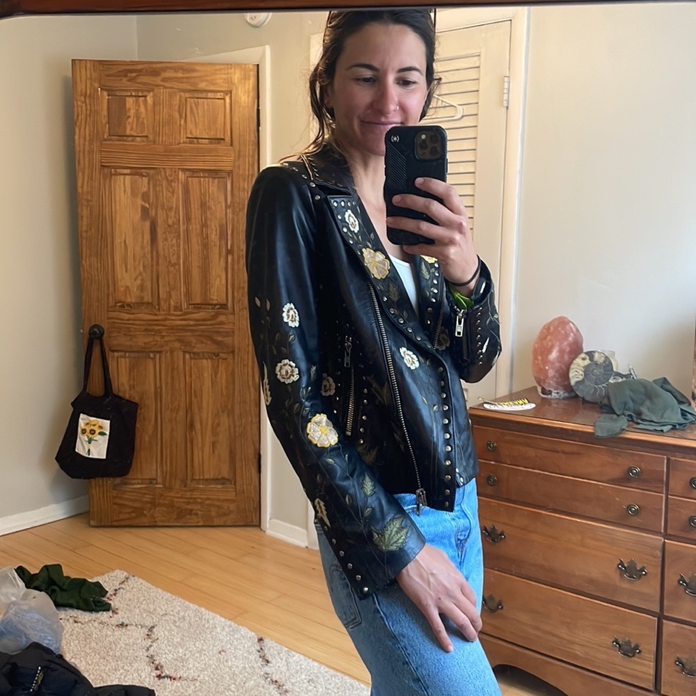 leather jacket